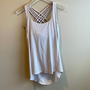 Lululemon Wild Tank Heathered Parfait Pink/Speckled Dot